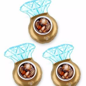 Set of 3 💍 engagement ring 💍 drink holder floats